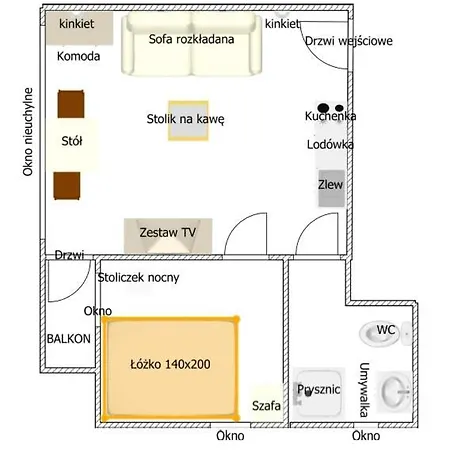 Appartement Przy Plazy -pelikan